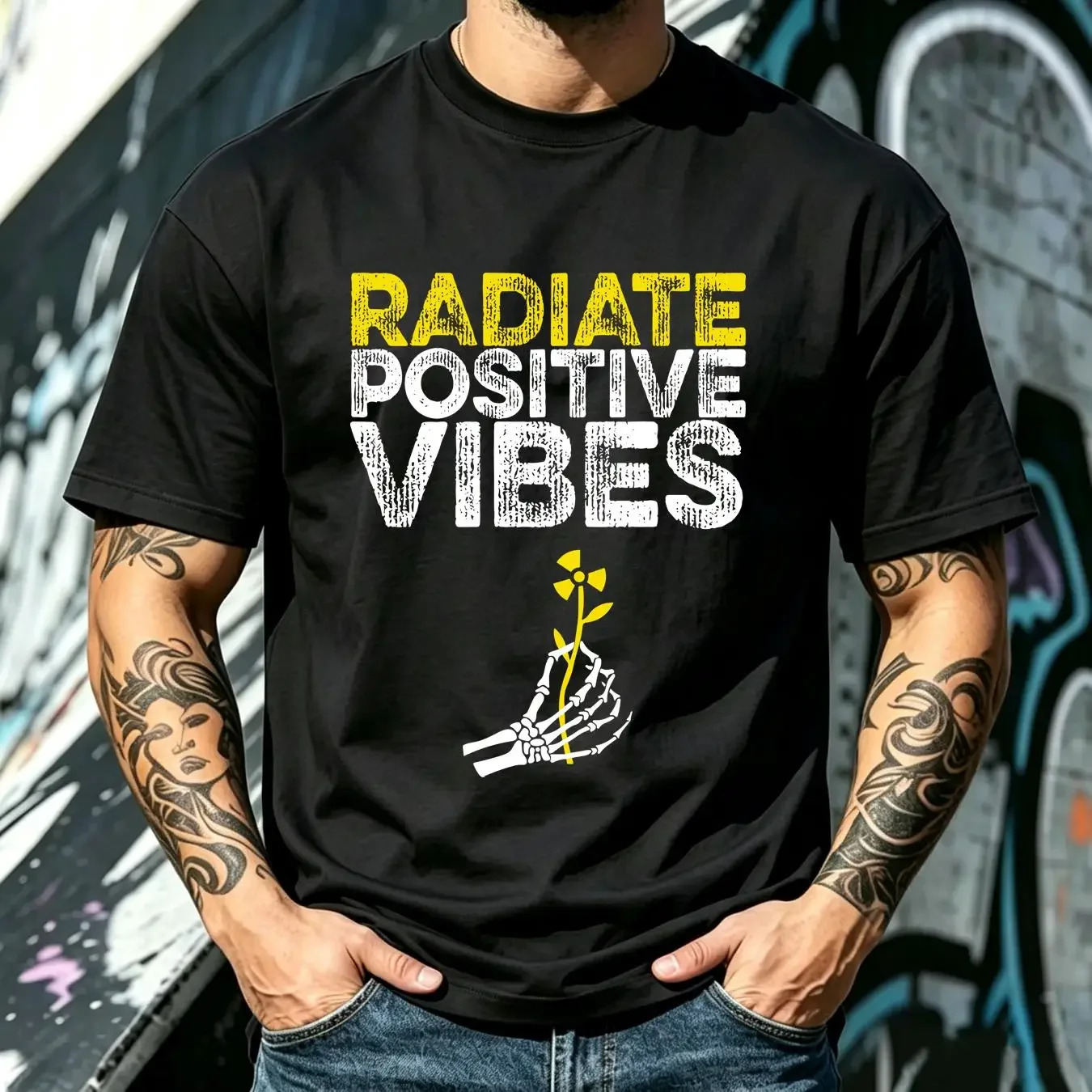 washed T Shirt Radiology Tech Rad Rt Graduation Radiate Positive Made in USA S 5XL long or short sleeves vintage Washed Stylish
