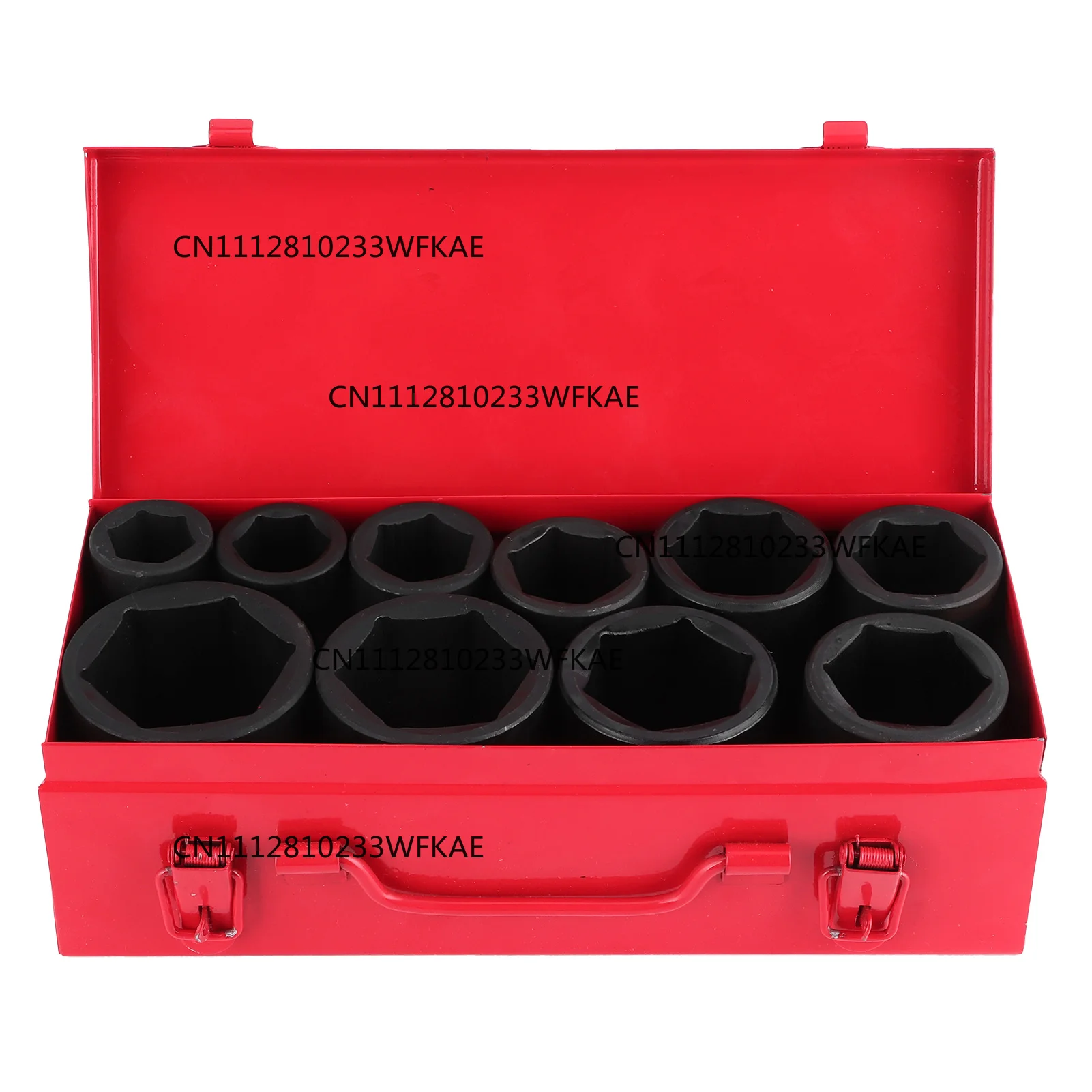 10pcs Metric Deep Impact Socket 3/4in Drive 6-Point Portable Auto Car Tool Set 22-50mm