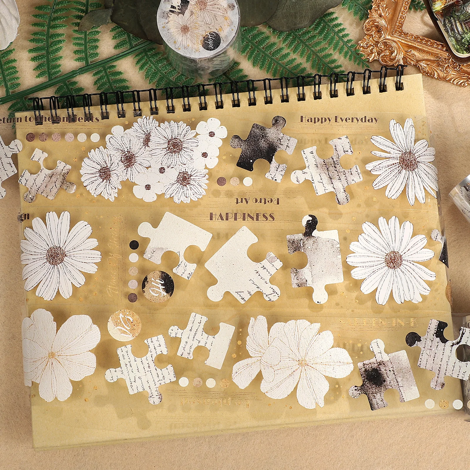 50Mm*500Cm Vintage … - image