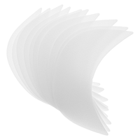 10 Pcs Trucker Cap Hat Brim Accessories Replacement Knitted White Visor Board Man