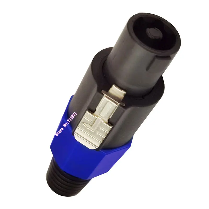 4Pole 4Core 4P 4Pin Speakon Adapter Connector For Speakon NL4FC NL4FX NLT4X NL2FC SPeakon Male Speaker Plug Twist Lock Connector