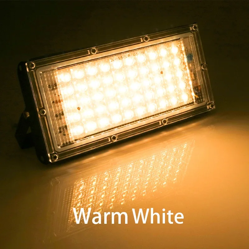 RXMAX LED-Flutlicht 50W 100W AC 110V 220V Außen-Flutlicht Straßenlampe Projektor IP65 Wasserdichter LED-Strahler für den Garten 3