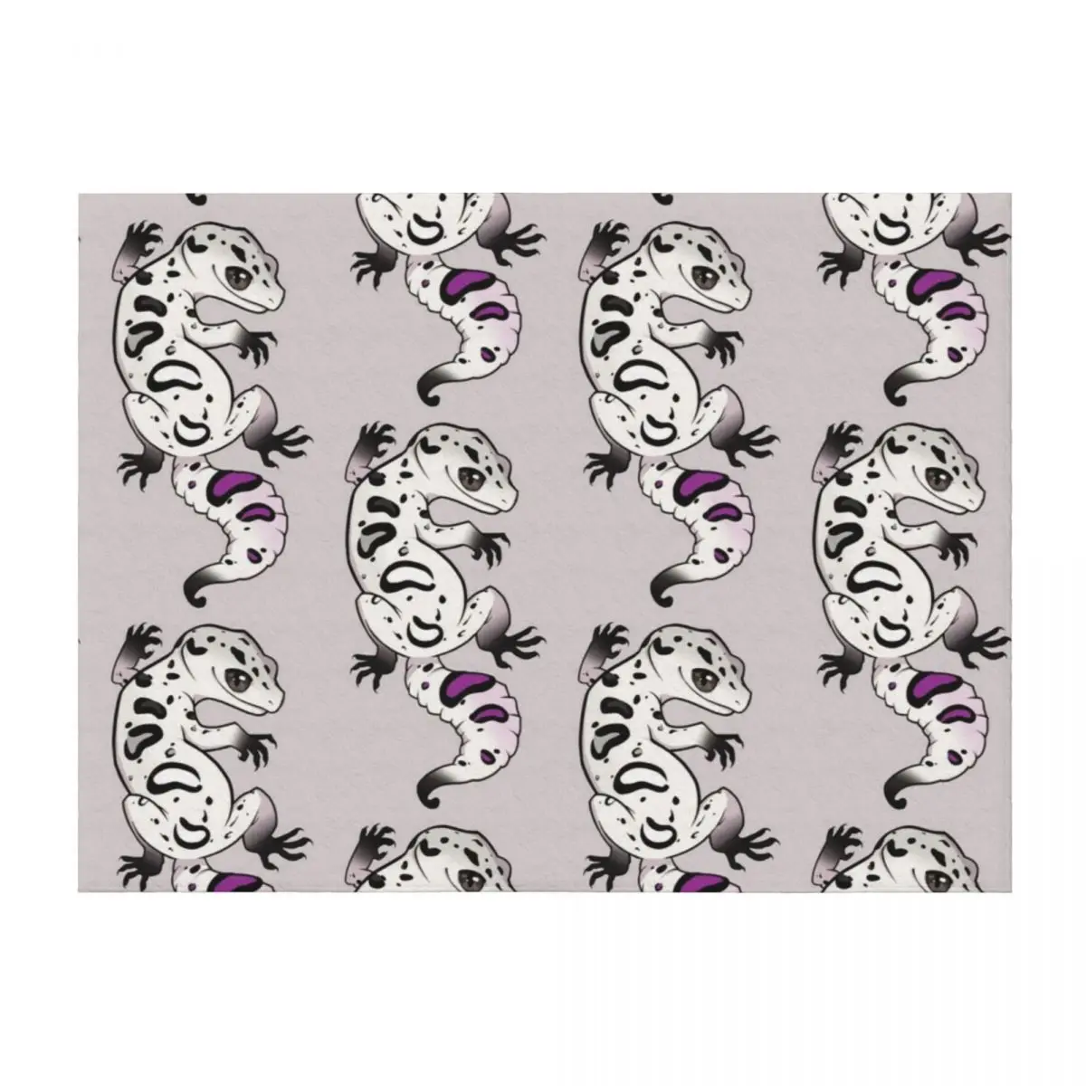 

Asexual Pride Leopard Gecko Throw Blanket Furry cosplay anime Stuffeds for winter Blankets