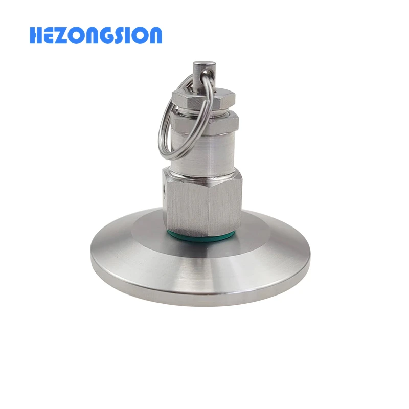 1.5 Tri Clamp Pressure Relief Valve Stainless steel SS304 Mini Spunding valve Adjustable PRV Pressure Control Device