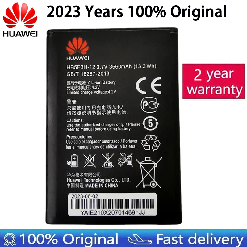 HB5F3H 3560mAh Battery For Huawei E5372T E5775 4G LTE FDD Cat 4 WIFI Router HB5F3H-12 Fast Shipping