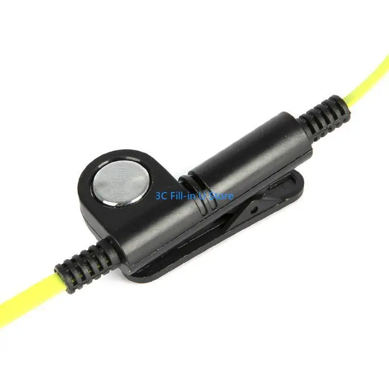 G8TA Green Fashion سماعات سماعة أذن KIPPHOND K PLUD FOR BF888S UV5R UV82 WAYIE TALKIE 2 Way Radio Accessory