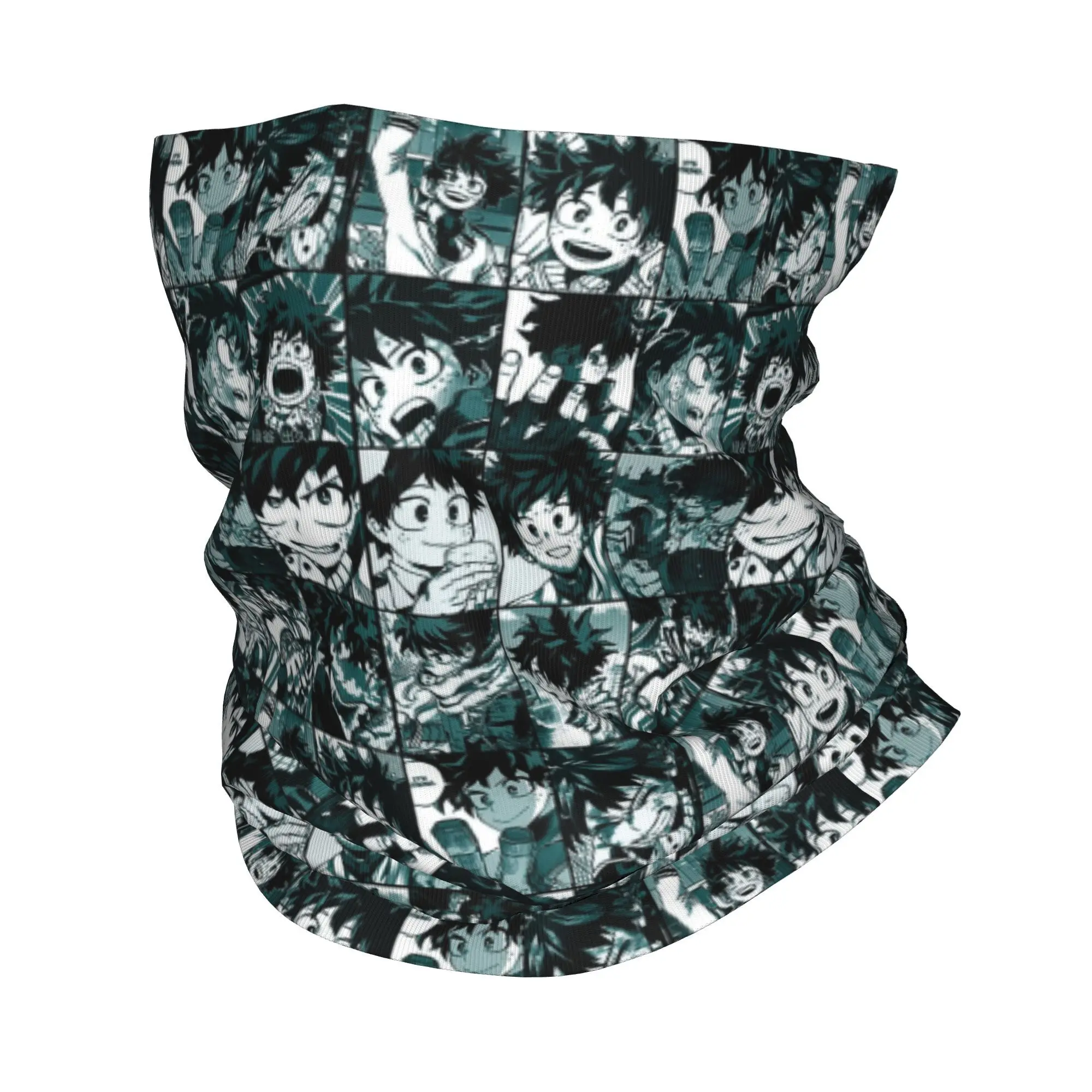 Deku hero collage My Hero Academia Bandana cuello polaina bufanda envolvente estampada pasamontañas cálido deportes al aire libre Unisex adulto invierno