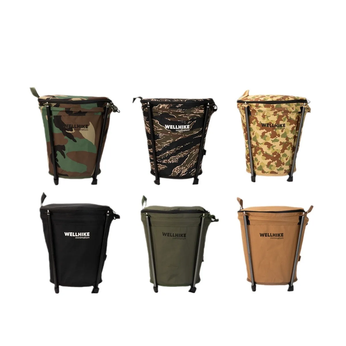 Imagem -05 - Multifuncional Outdoor Folding Lixo Bin Camping Armazenamento Lixeira Ultraleve Organizer Novo