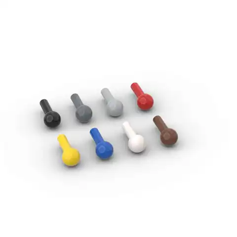 MOC 10PCS 22484 바 1L 견인 볼 빌딩 블록 키트 하이테크 조립 벽돌 입자 교육 장난감 어린이 크리스마스 선물