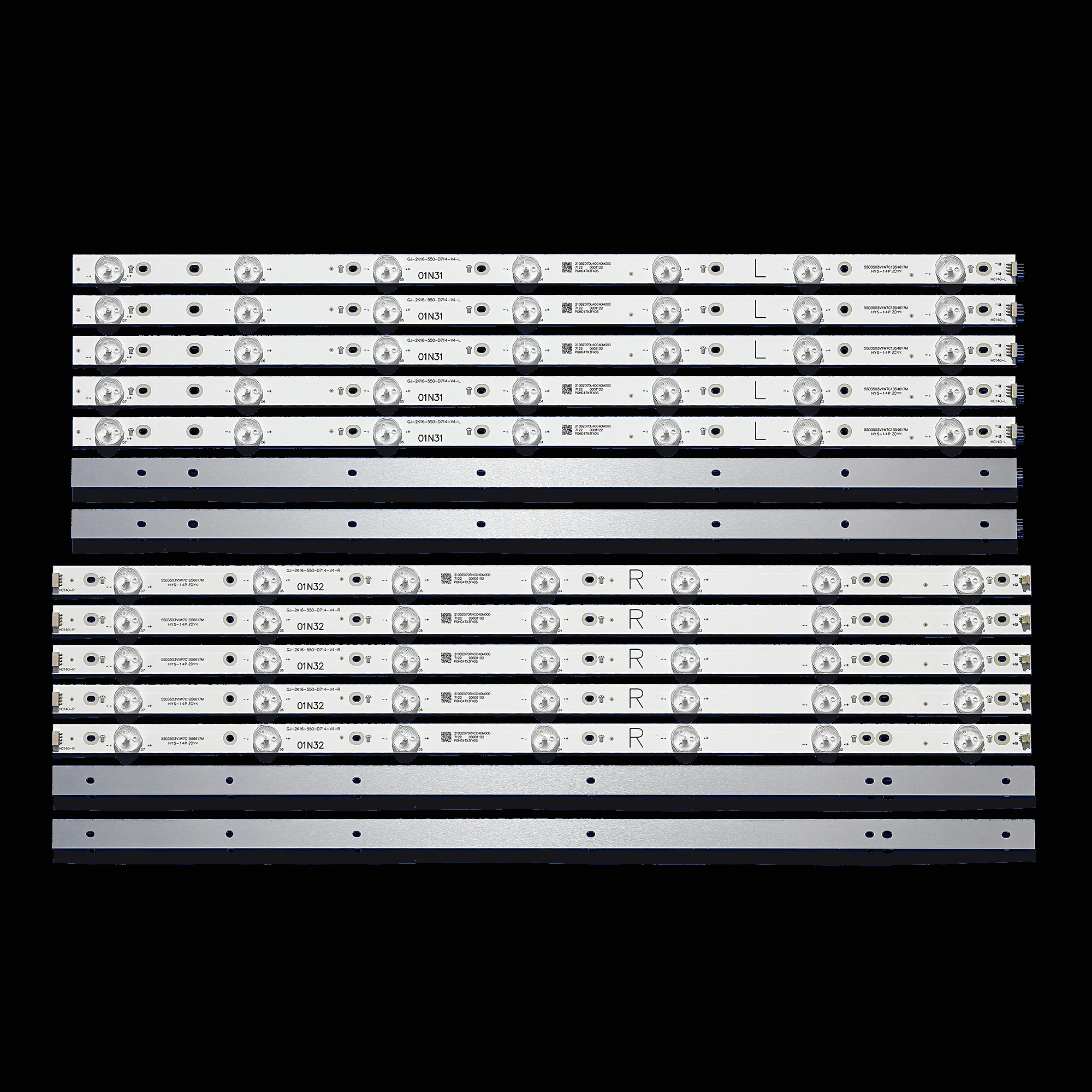 LED backlight strip for 55PUT6400/12 55PUT4900/12 55PUT6101/12 55PUS6401/12 55HFL5010T/12 55PFT5509/12 55PFH5500/88 BDL5530QL