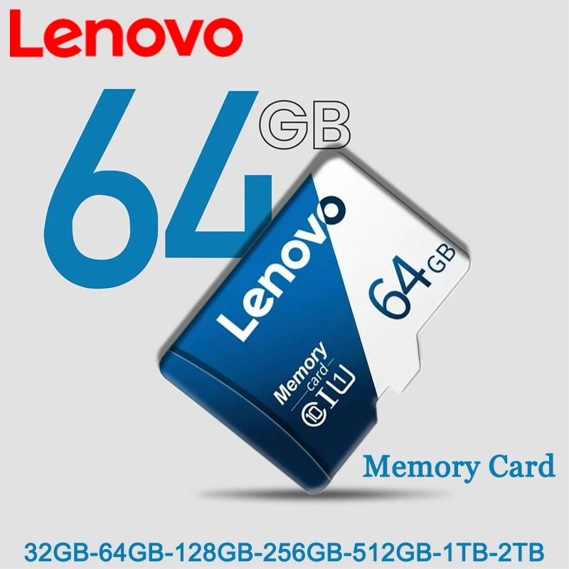 Lenovo Klasse 10 SD-geheugenkaart 1TB 2TB Hoge snelheid Micro TF SD-kaart 128GB 256GB 512GB SD-kaart voor Nintendo Switch Videokaart