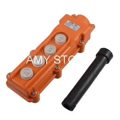 COB-62 Hoist Crane Pushbutton Switch Up Down 4 Ways AC 250V 5A 500V 2A