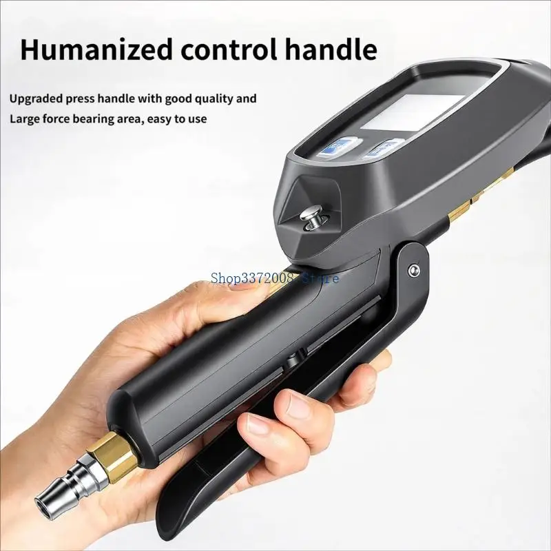  Bright Backlit Oil Filled Tire Pressure Gauges Easy To Operate Suitable For Night