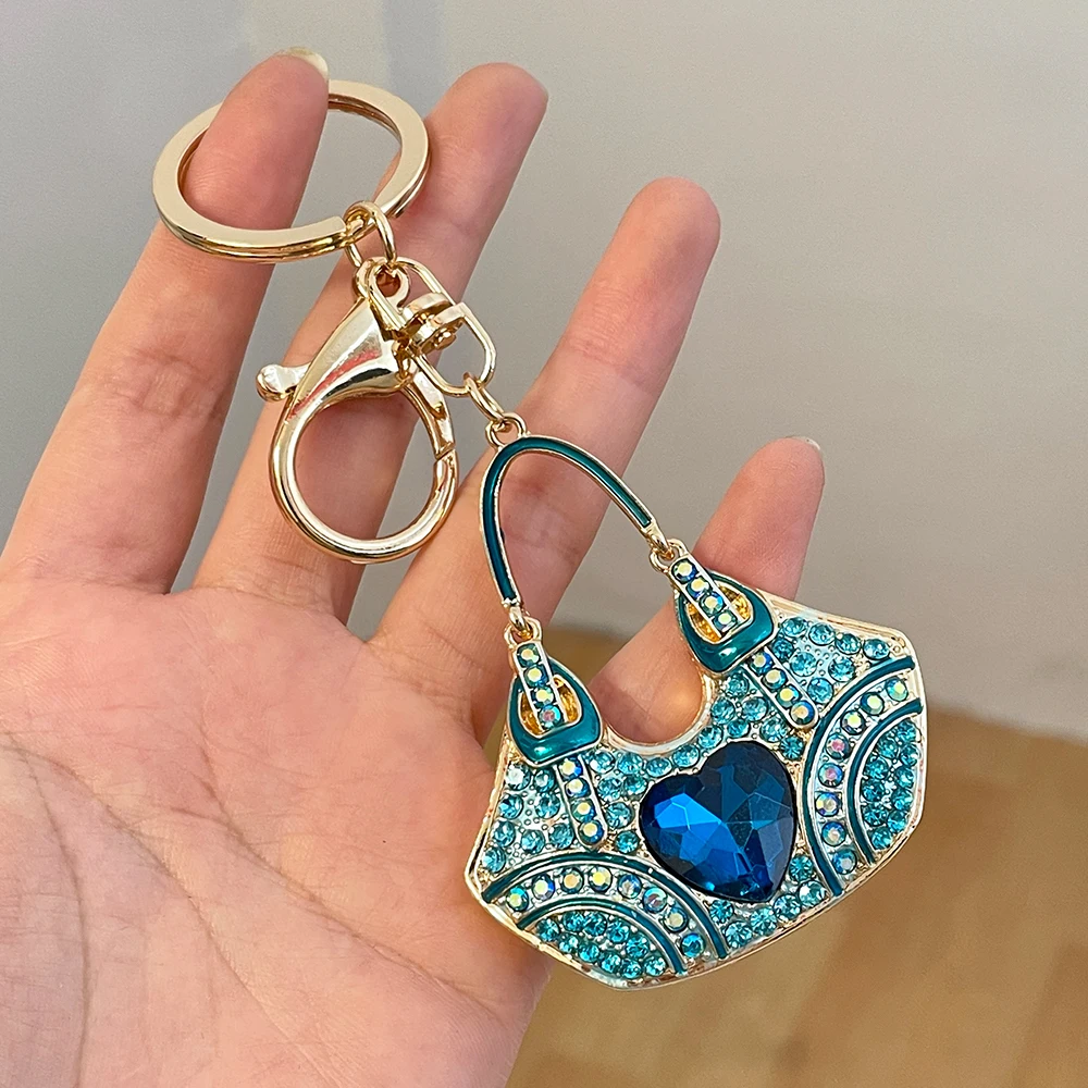 

Luxury Women's Love Bag Key Ring Handbag Pendant Car KeyChain Souvenir 2024 New