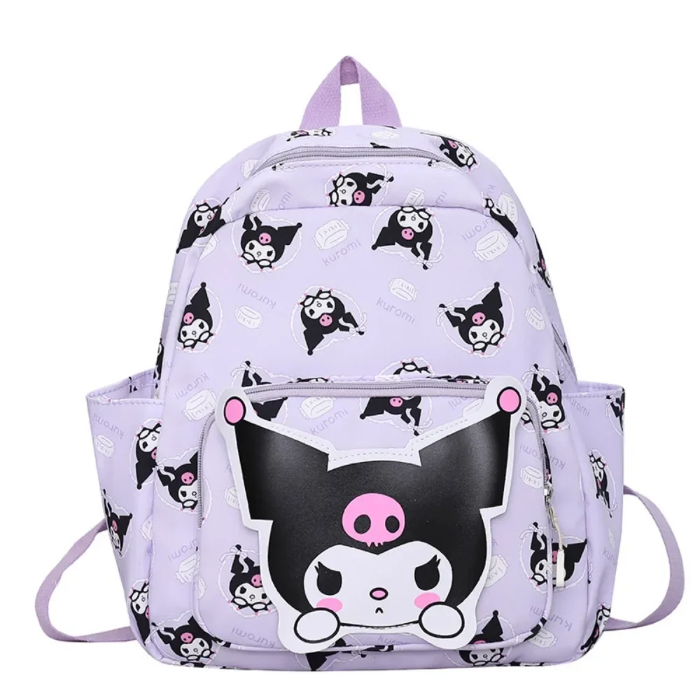 Sanrio cartoon Kulomi cute bag kindergarten pupils all-match class bag travel bag girl backpack lightweight fashion backpack