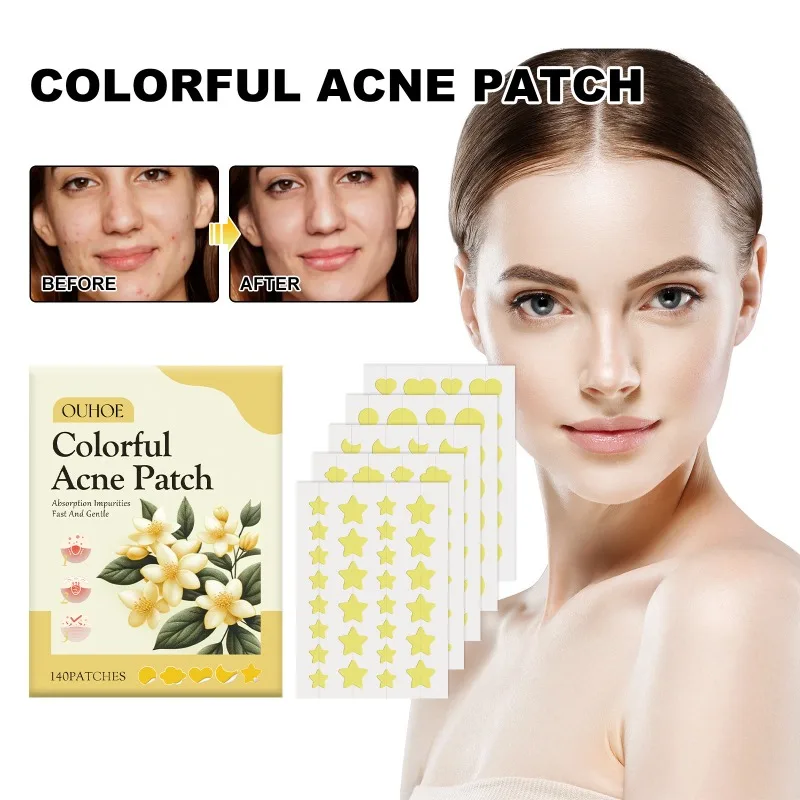 

Star Pimple Patch Acne Colorful Invisible Acne Removal Skin Care Stickers Y2K Originality Concealer Face Spot Beauty Makeup Tool