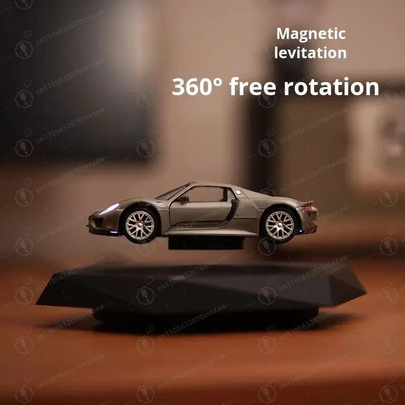 High-Tech Magnetic Levitation Floating Model Car - Metal Kids Innovative Toy Creative Birthday Gift Set