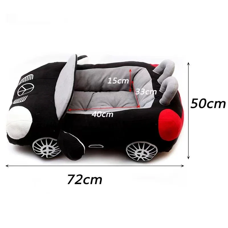 Cama de luxo para animais de estimação, sofá quente, ninho de cachorro, almofada do gatinho, canil acolchoado com esteira, pelúcia, moda inverno,