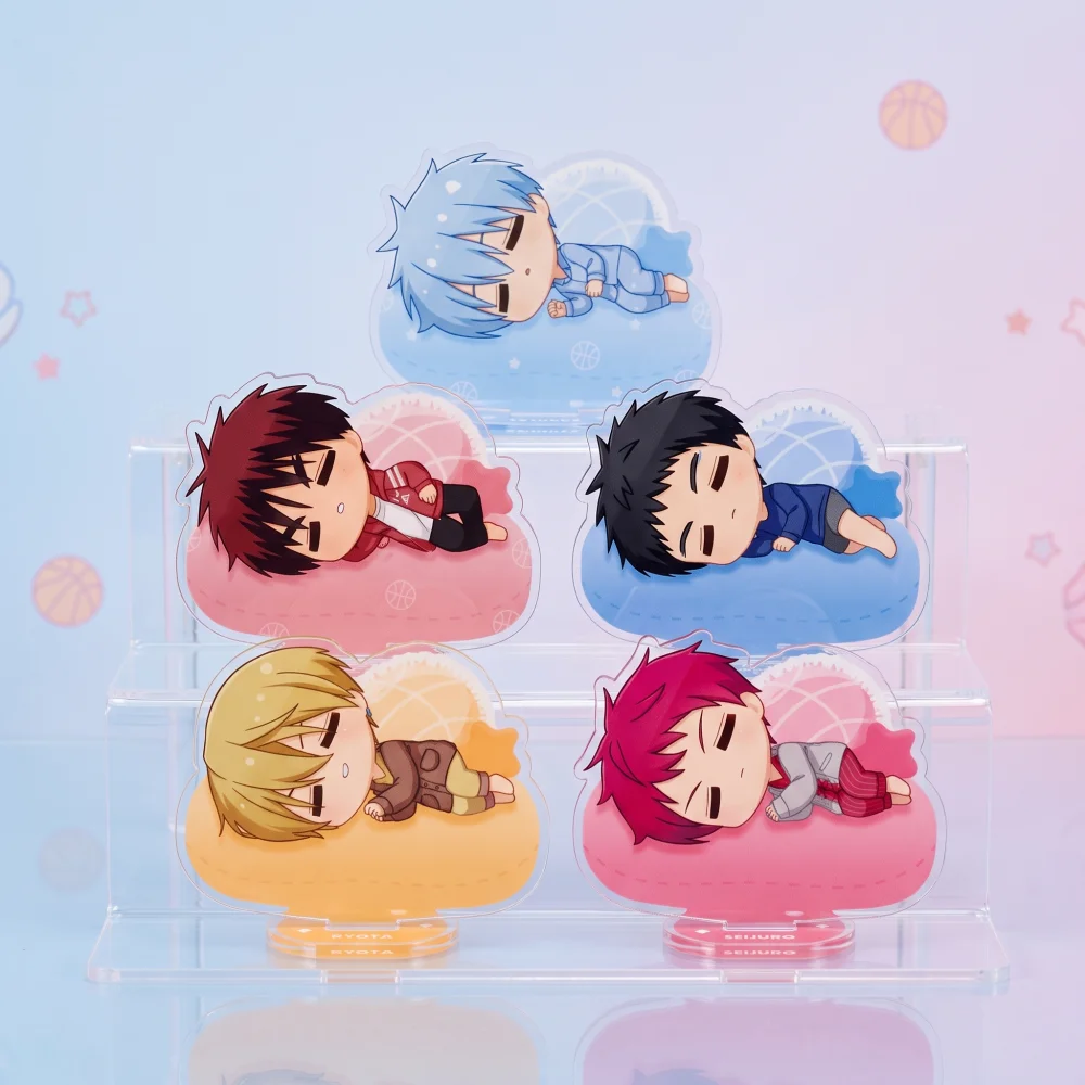 Anime Kuroko's Basketball Acrylic Stand Figure Chibi Tetsuya Seijuro Ryota Cosplay Model Plate Desk Decor Fans Gift Keychain