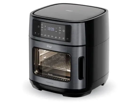 مقلاة هوائية Wap Airfry Oven WAOD2 باللون الأسود والإينوكس الرقمي مع مؤقت 12 لتر FW010509 - 220 فولت
