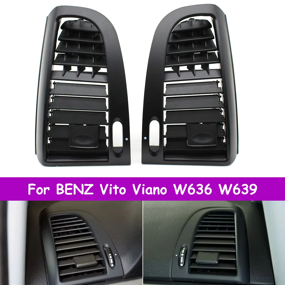 LHD RHD Car Interior Bashboard Left Right AC Vent Grille Outlet Cover Panel For Mercedes BENZ Vito Viano W636 W639 2004 -2015