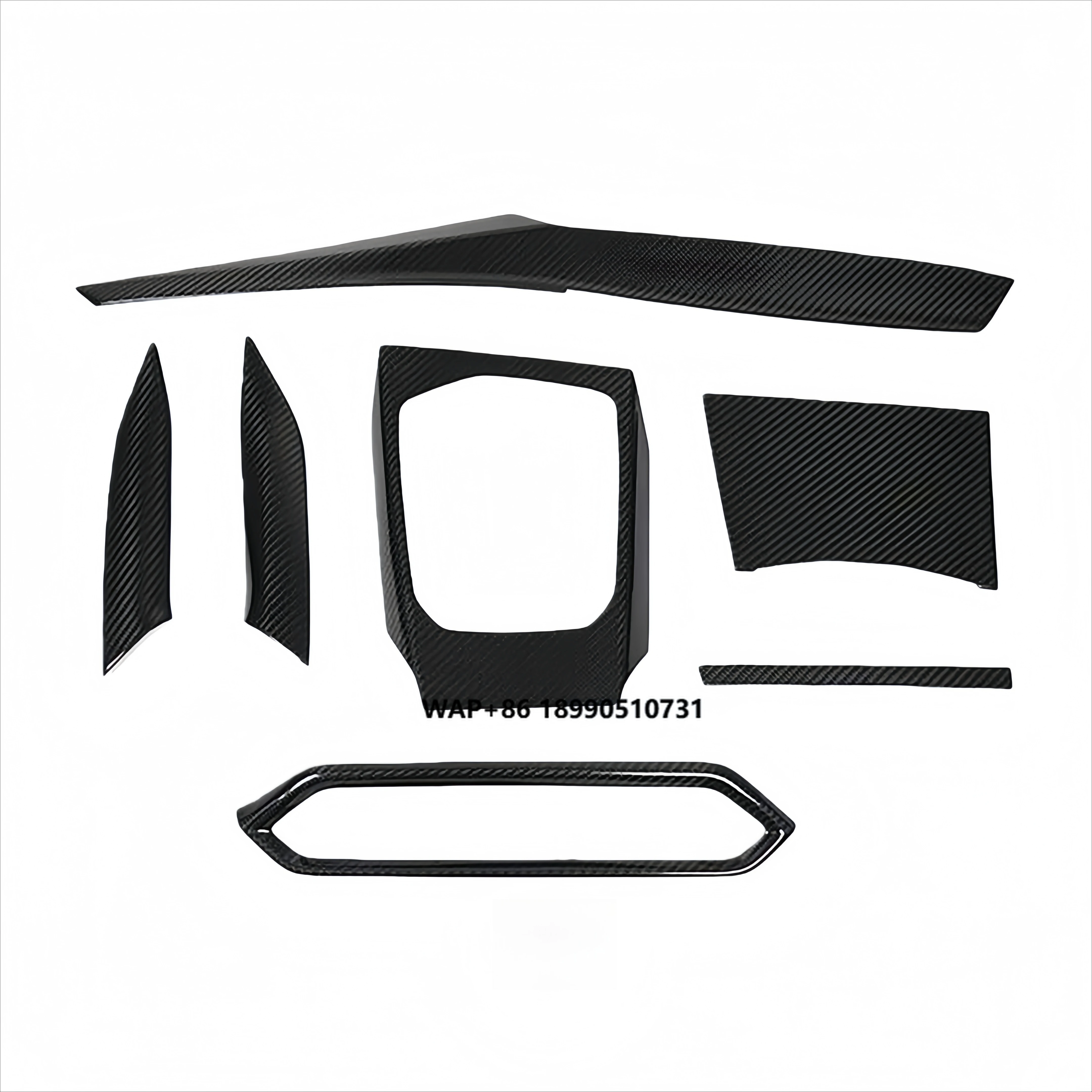 

For 3/4 Series G20 G21 G22 M3 G80 M4 G82 G28 Carbon Fiber Car Dashboard Center Console Decoration Trim Cover Kit 7 Pcs 22-23