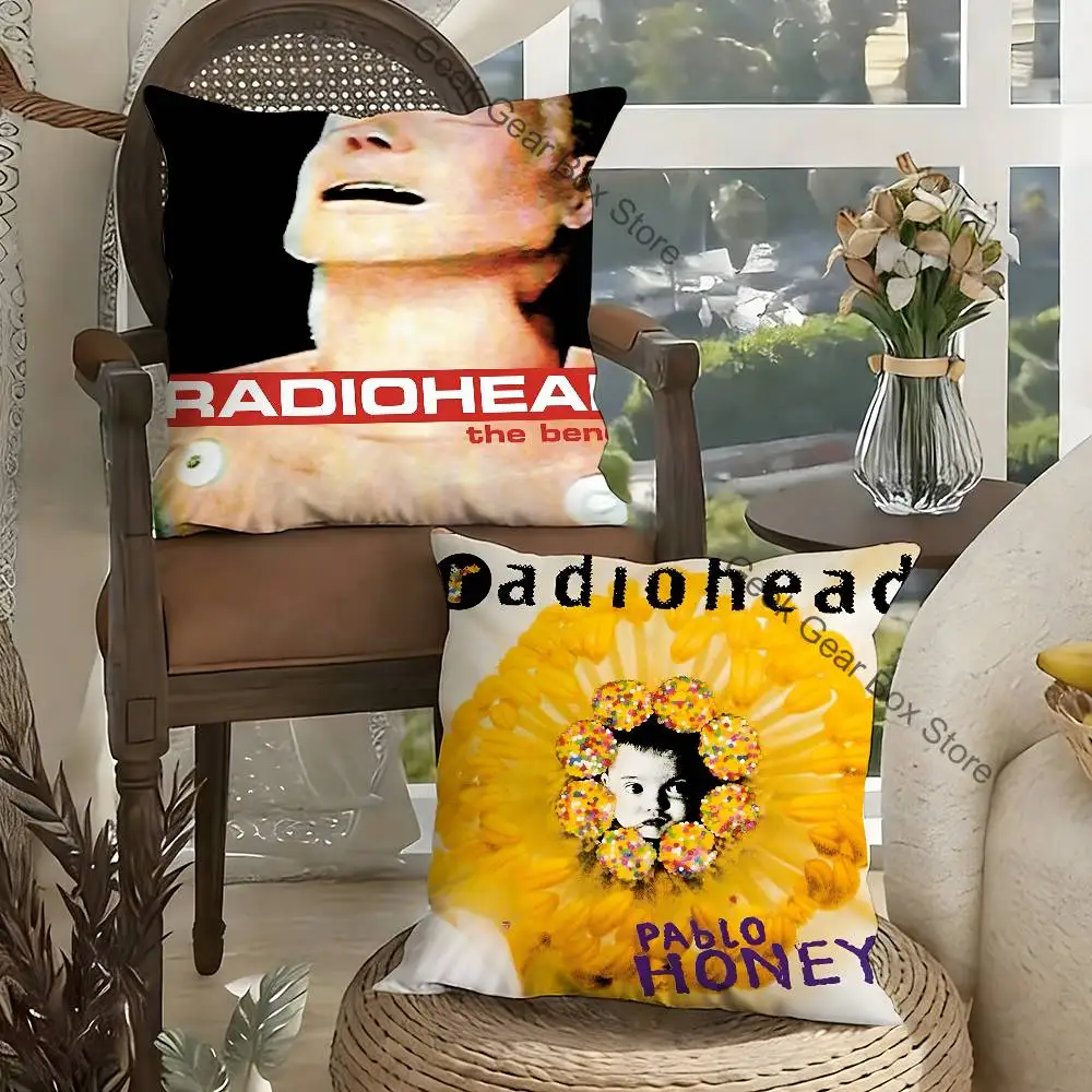 

R-Radioheads Band Pillow Case cute cartoon anime peripheralsBedroom Sofa Decorative Cushion Cover Soft Cushion Cover