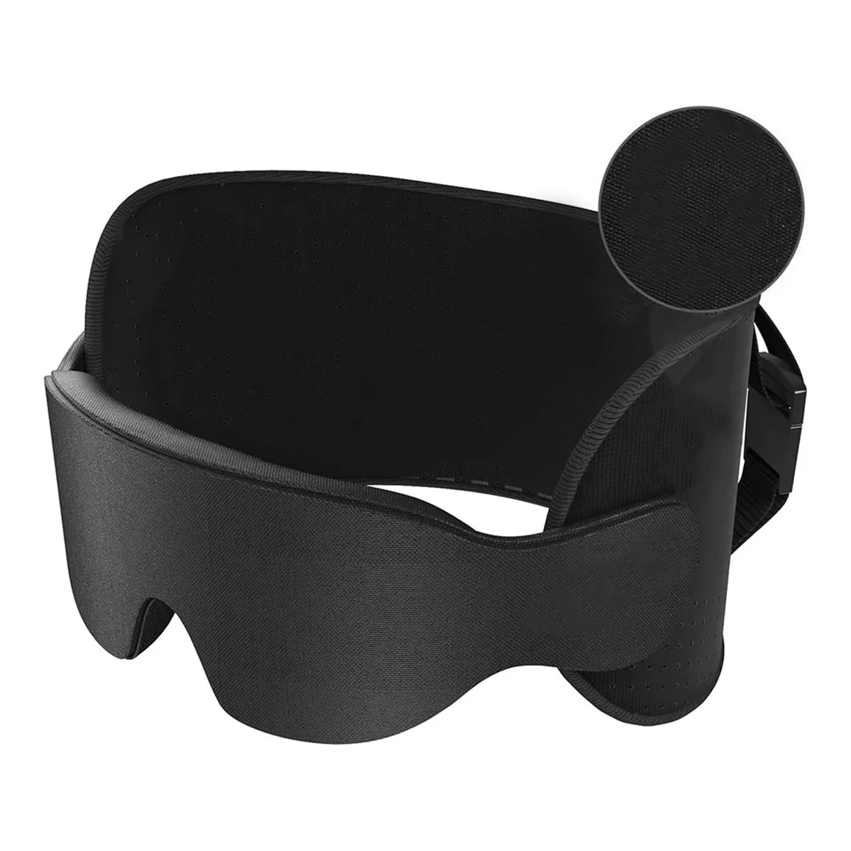 WFF Travel Pillow, Airplane Neck Pillow for Long Flight, Oversized Head Strap with Eye Mask for Sleep, 360°Support Headrest