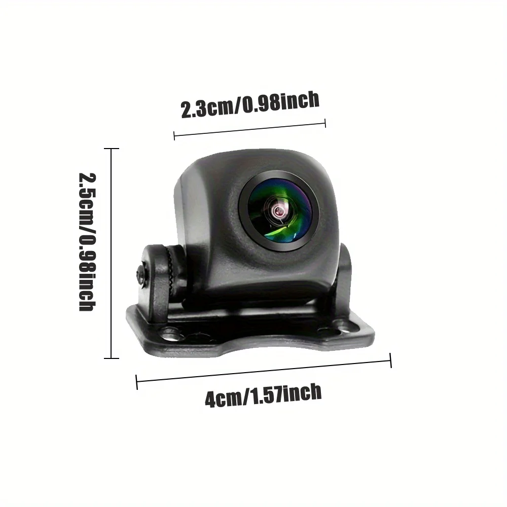 car reversing camera with wide-angle, suitable for automotive multimedia MP5 4.3-inch, 5-inch, and 7-inch monitor displays