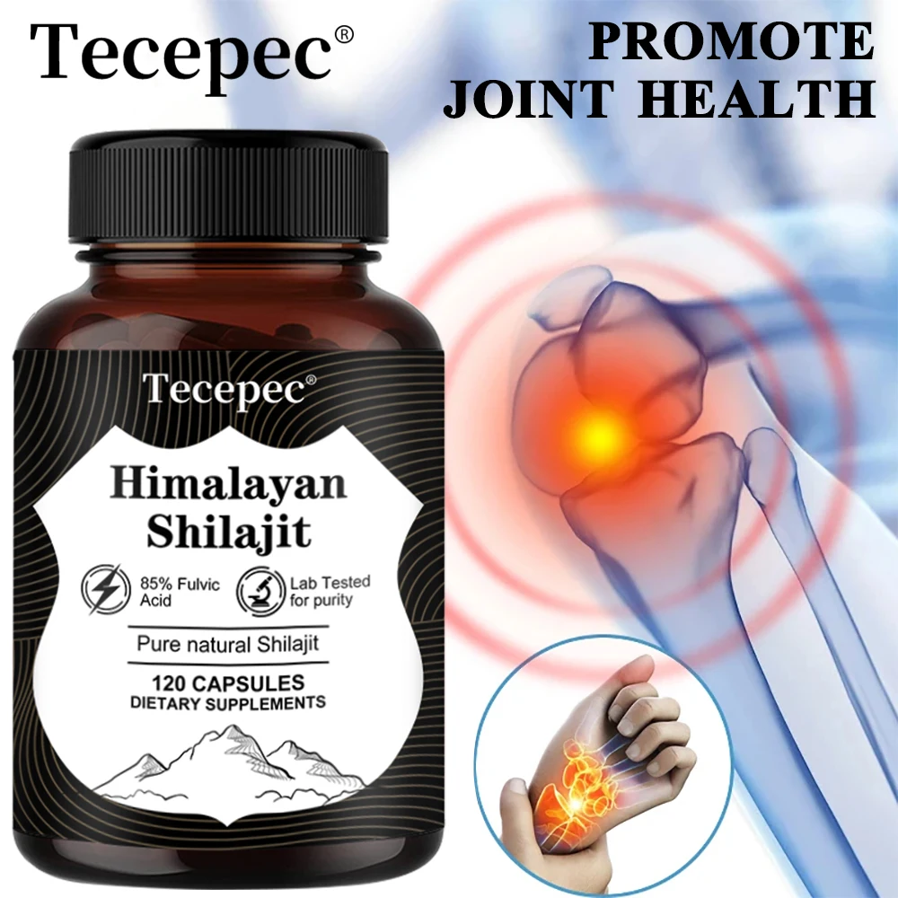 Premium Shilajit Capsules - Enriched with 85% Fulvic Acid Boosts Vitality and Enhances Energy, Mental Clarity and Immunity