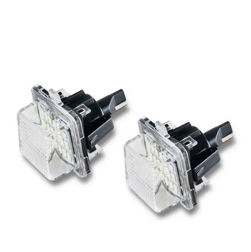 

2 pcs Canbus LED License Plate Light Number Lamp 6000K for Benz C S E CL E Class W204 5D W221 W212 W216 C207 2007-2011