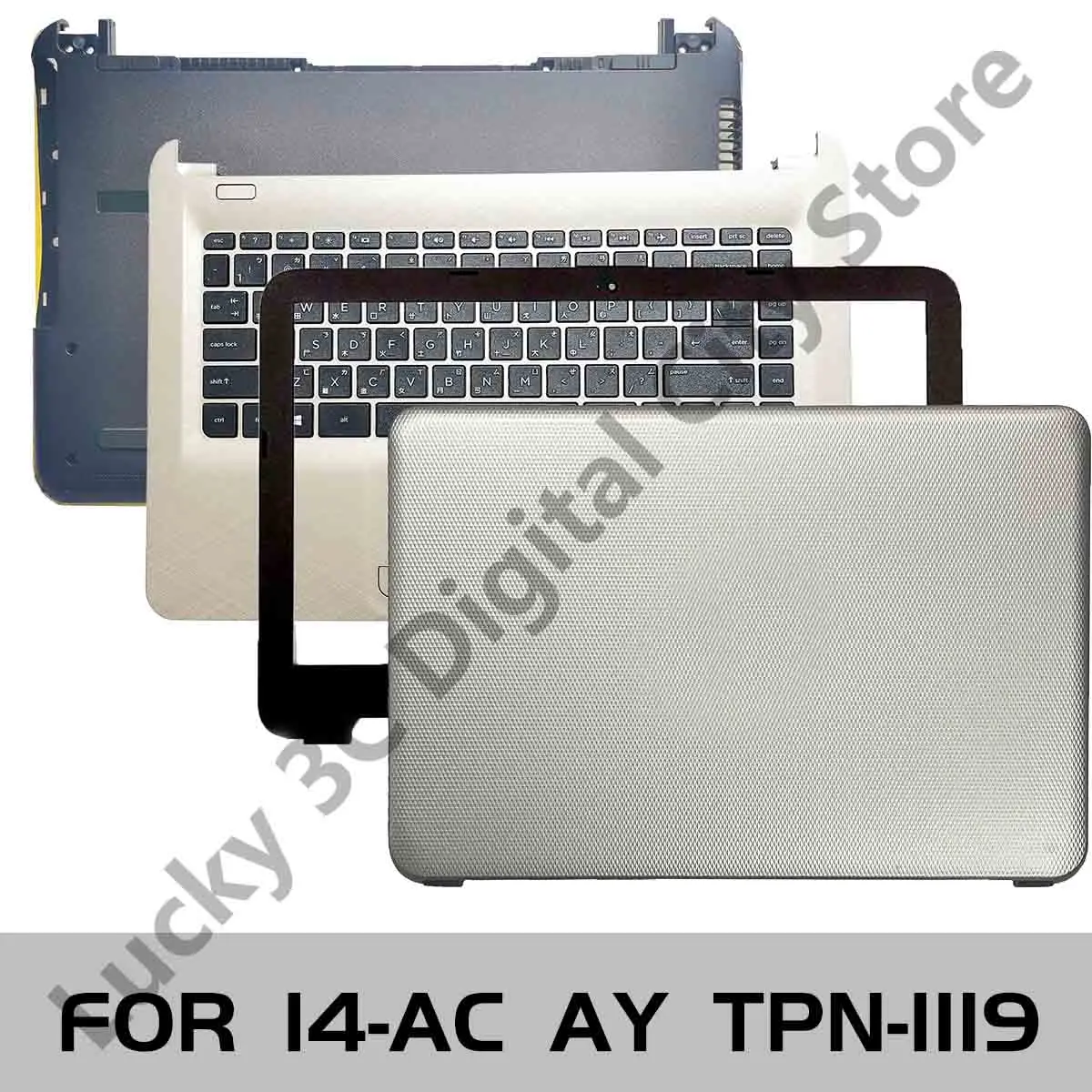 New Laptop Cover For HP 14-AC 14-AY AJ AM AN AF TPN-I119 LCD Back Cover Screen Bezel Case AB Shell 845183-001