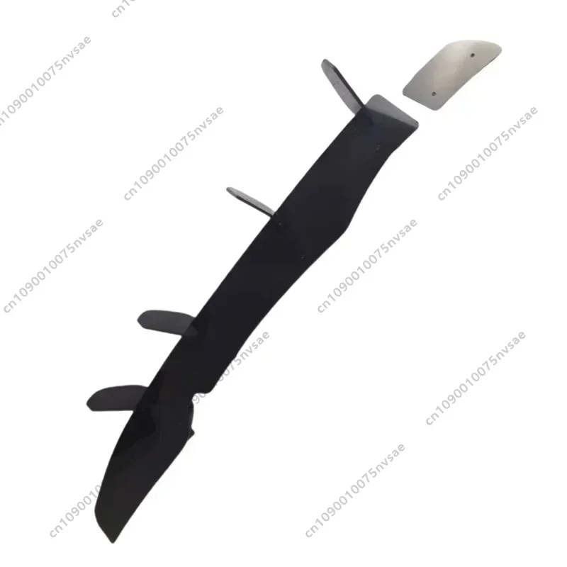 For Volkswagen Polo MK6 GTI R Line AW 2017-2021 Gloss Black Rear Valance Blade Fin Diffuser Spoiler Splitter Body Kit Tuning