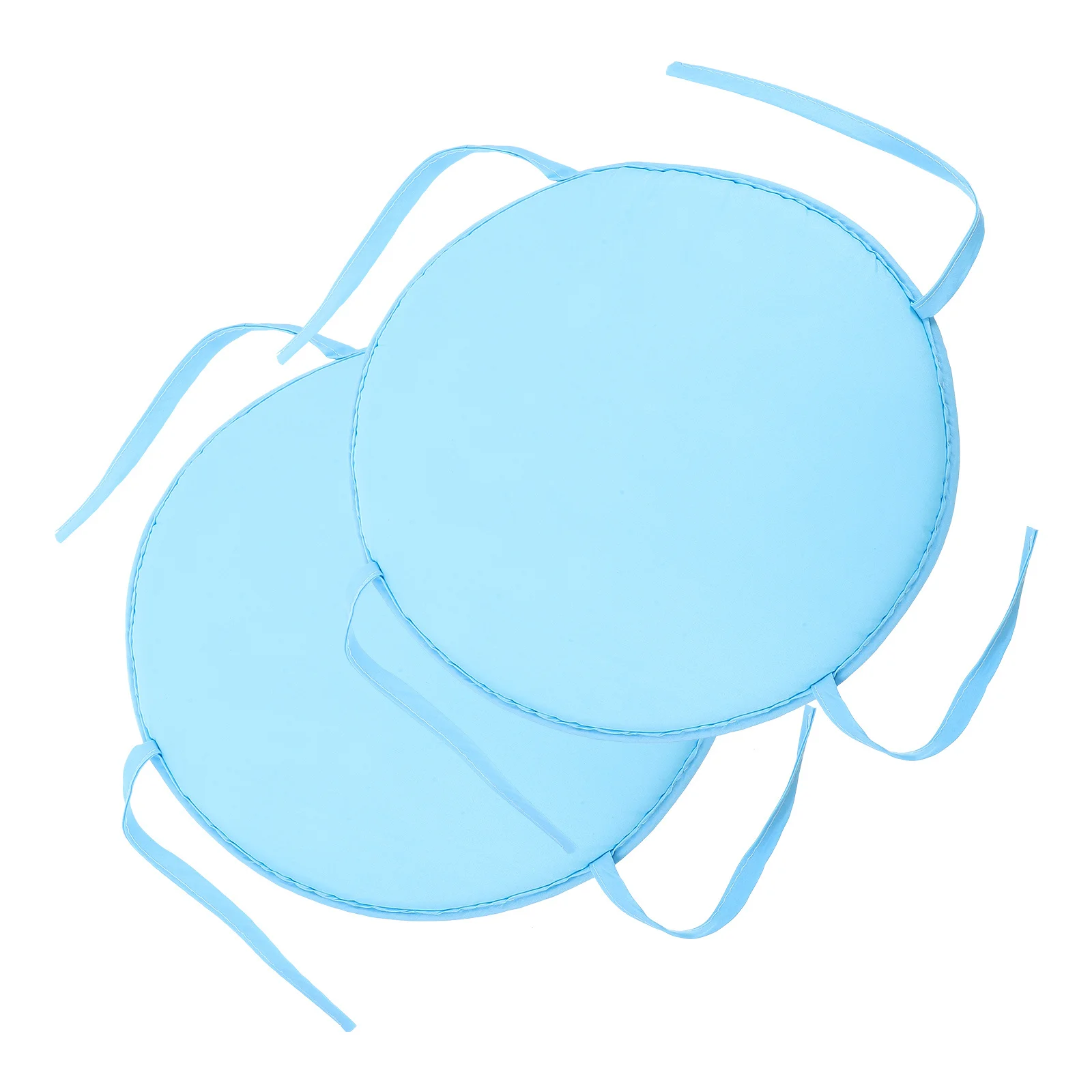 

2pcs Round Chair Cushion Thickened Sponge Pad Removable Washable For Garden Patio Dining Room Office Outdoor Indoor Use