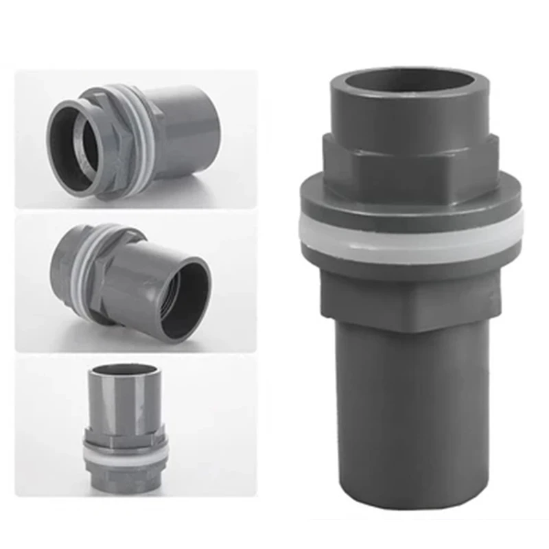2 stücke PVC Stecker Verdicken Aquarium Entwässerung Rohr Garten Ablauf Rohr Aquarium Einlass Outlet Stecker Für Aquarium 20/25/32/mm