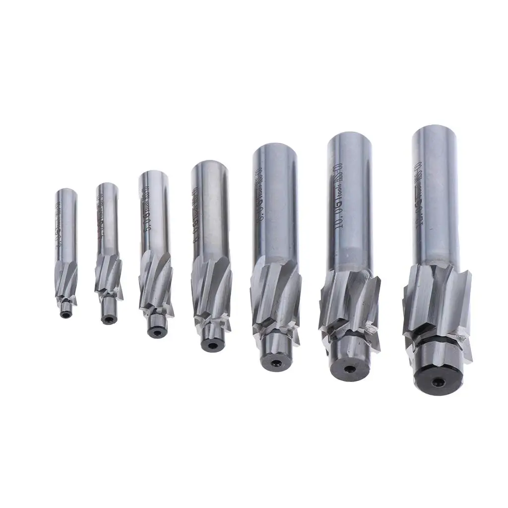 

7x Counterbore End Milling Cutter HSS Milling Cutter CNC Milling Cutter Bit