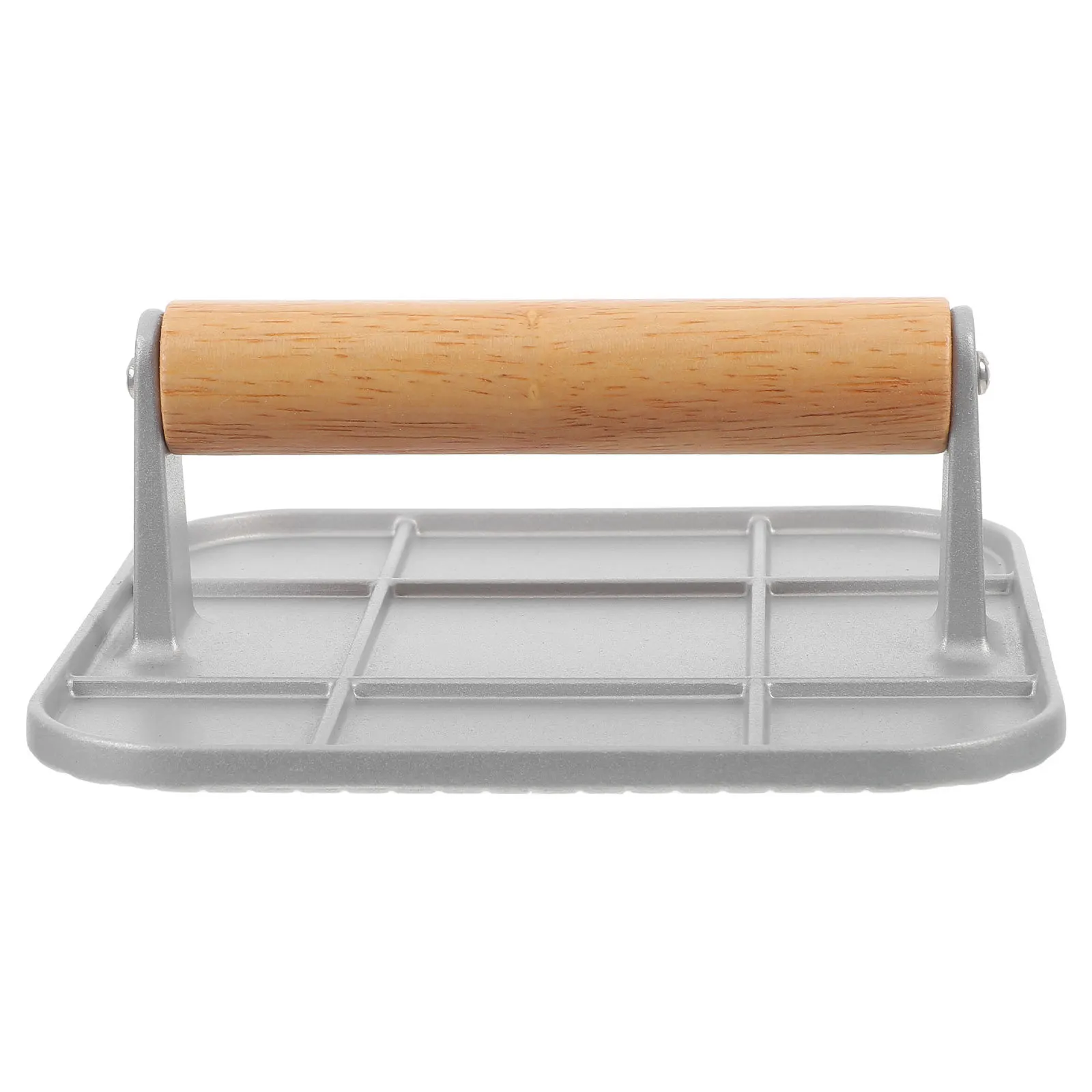 

Burger Mold Press Heavy Duty Aluminum Alloy Kitchen Supply Wood Handle Sturdy Material Even Sized Patties