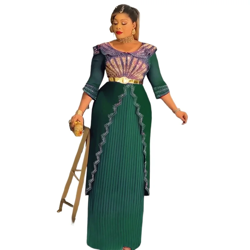 

Абайи для женщин: Дубайская африканская мусульманская мода, платья-кафтаны, марокканские вечерние наряды, сатиновые бубу, робы, джеллаба для женщин 2025