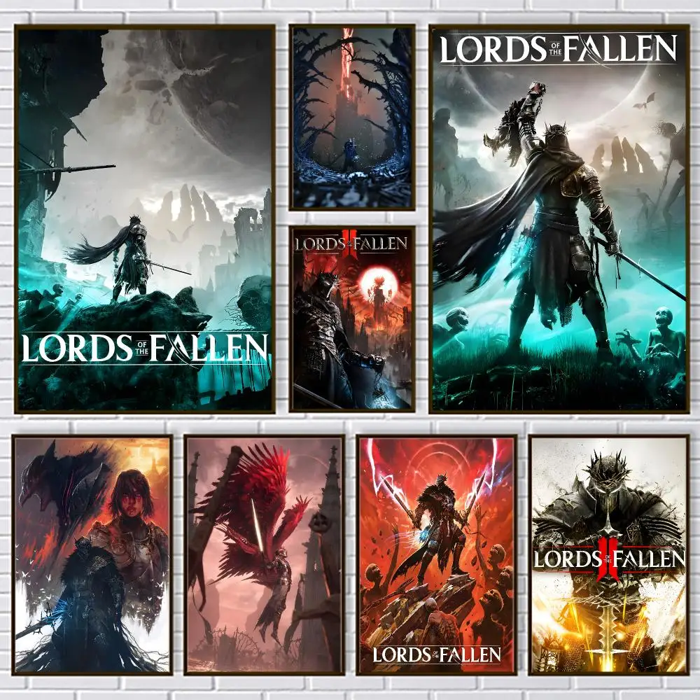 Game L-Lords of the Fallen Poster PP Paper Decorative Wall Art for Living RoomsBedrooms Bars Cafes Stylish Home Decor Gift