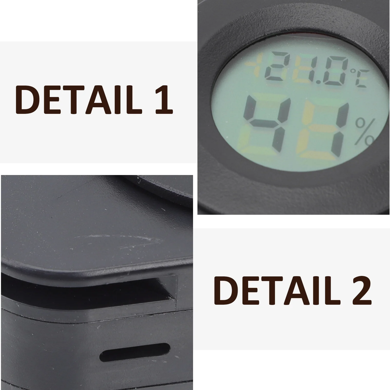 

Guitar Humidifier with Adjustable Humidity Digital Hygrometer for Humido Accessories Practical Abs Multifunctional Thermometer