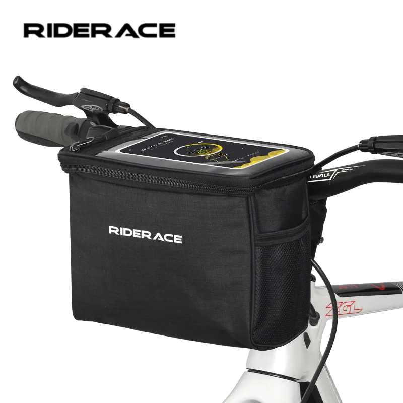 Fahrrad-Lenkertasche Fahrradrahmen-Vordertasche Rennrad-Zubehör Mit Touchscreen Tragbare Multifunktionale Gravel-Tasche