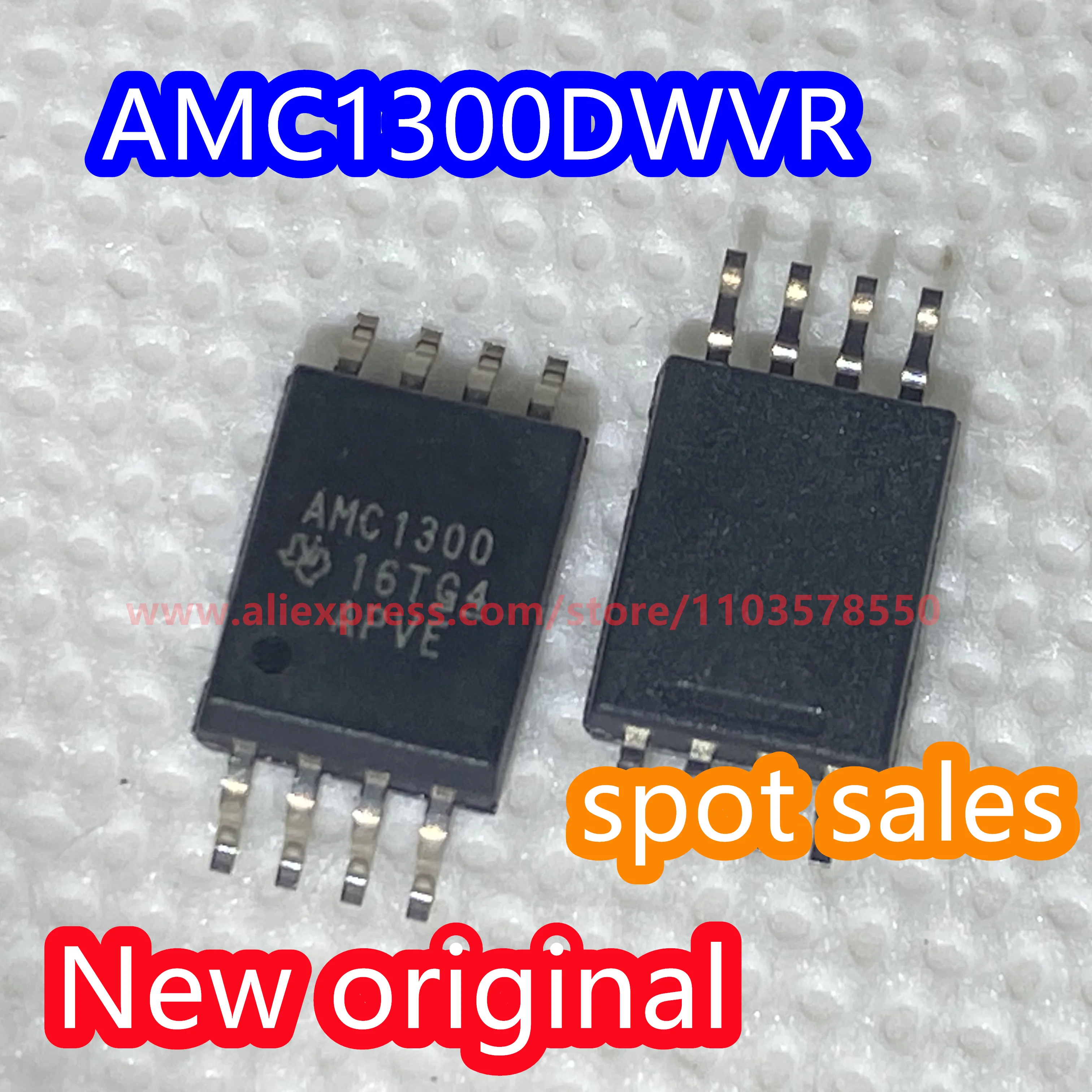 10PCS  AMC1300DWVR AMC1300 package SOP-8 isolation amplifier chip AMC1300DWV brand new original genuine product