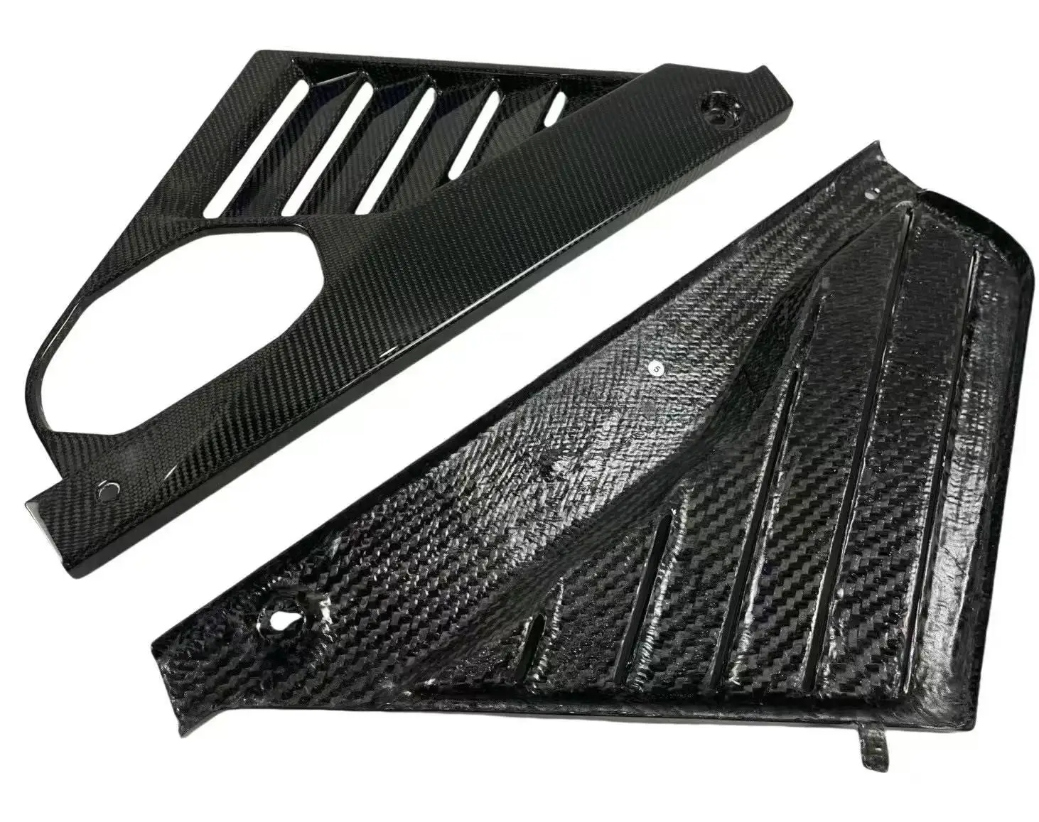 

Engine Bay Panels Wet Carbon Fiber Double Sides Carbon for Chevrolet Corvette C8