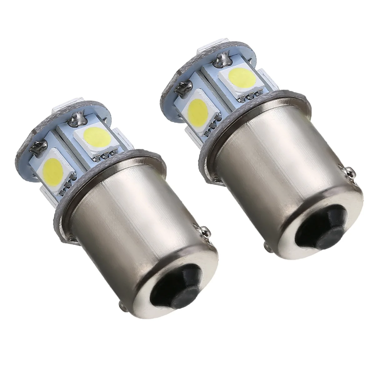NSXINQI-bombilla LED de 10 piezas, 24V, 5050, 8SMD, para coche, camión, 1156, BA15S, P21W, 1157, BAY15D, P21/5W