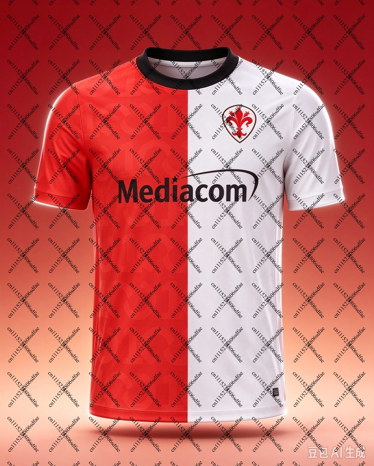 26‑27 Fiorentina Men Soccer Jersey, Summer Club Badge Graphic Sports T‑Shirt, Match Day Quick Drying Training Apparel