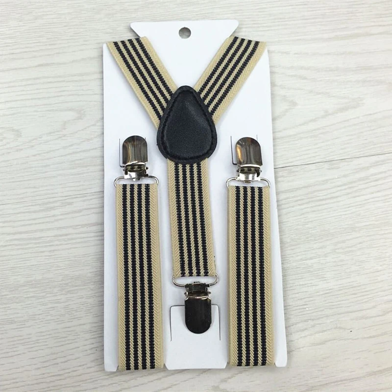 Unisex Children Striped Retro Strap Clip Belts Casual Fashion