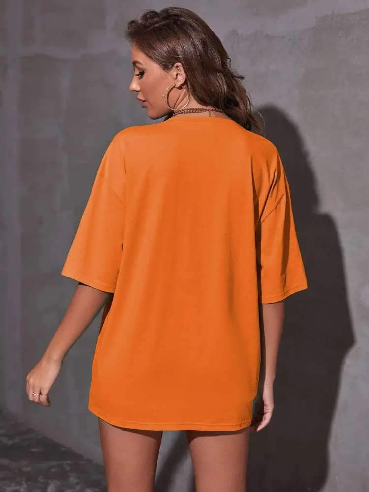 Woman Cotton T-Shirts Miami Coconu Tree Beach Prints Casual O-Neck Short Sleeve Fashion Oversize Clothing Simple Female Tops