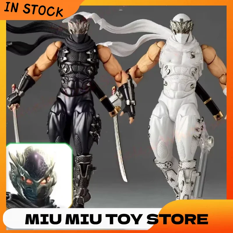 В наличии: AC Toys, вторая партия, фигурка Рю Revoltech 1/12 Amazing Yamaguchi, белый Рю Хаябуса, Ninja Gaiden, аниме-фигурка, игрушка