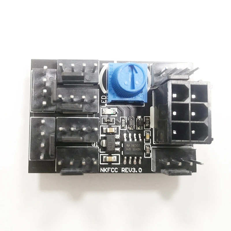 Chassis Miner Fan Speed Controller 8-Channel Fan Hub PWM High-Power Violent Fan Controller Fan Speed Governor