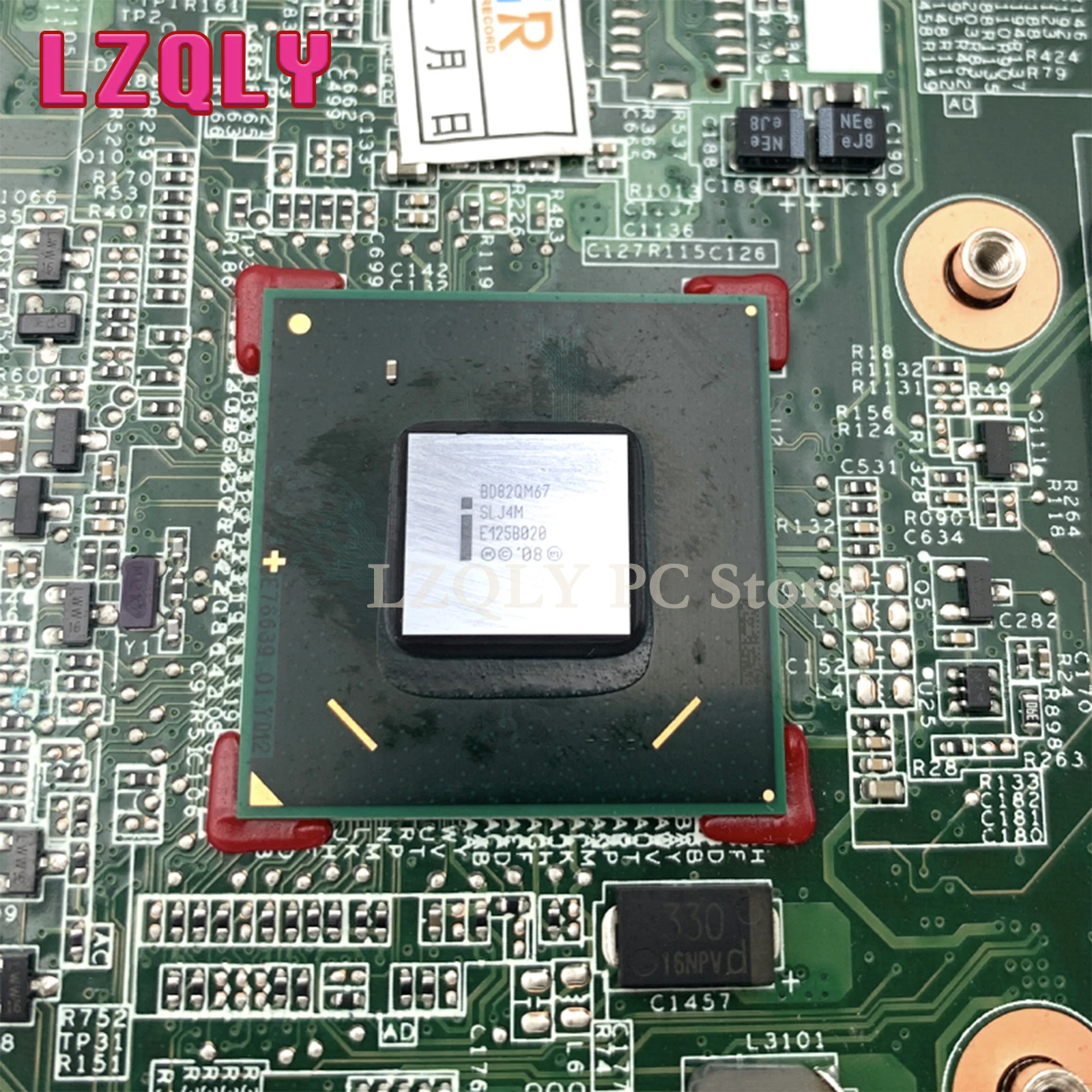 LZQLY para HP EliteBook 8560P 6560B 646967 -001 Placa base para computadora portátil QM67 DDR3 HD 6470M Prueba completa